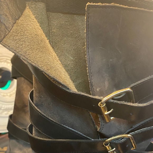 Steve Madden Bryant cow hide riding leather boots. 8.5 - Picture 6 of 11